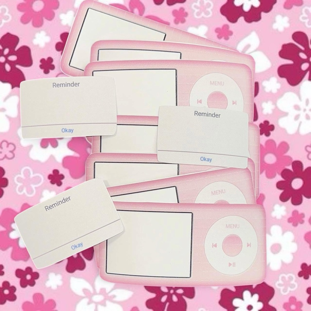 Pink Aesthetic Journal Stickers (15 pack)